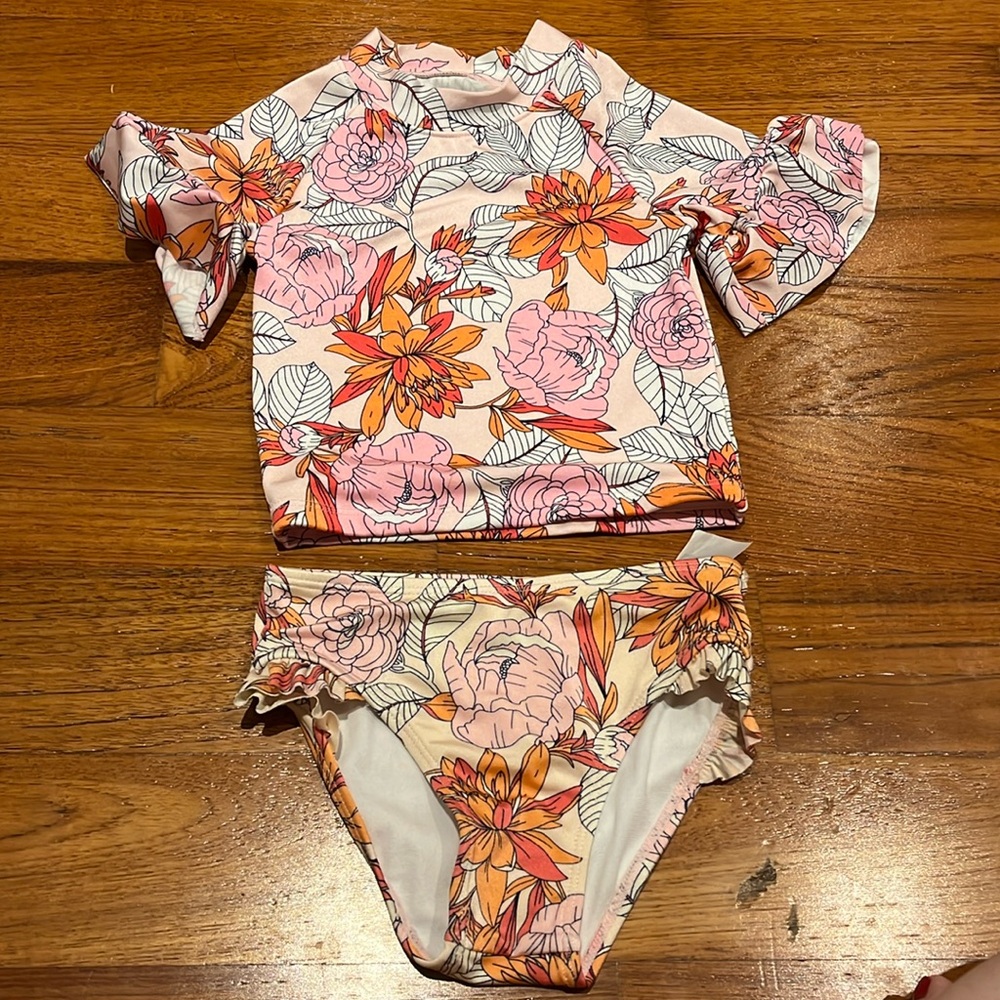 Janie and Jack Rashguard swimsuit - size 3